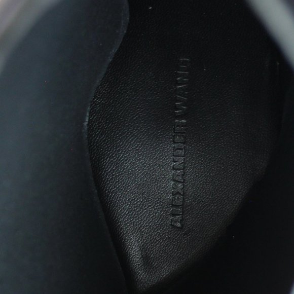 NEW Rare Alexander Wang Gabi Leather Ankle Boots | Cutout Heel | Iconic Designer - Picture 11 of 15